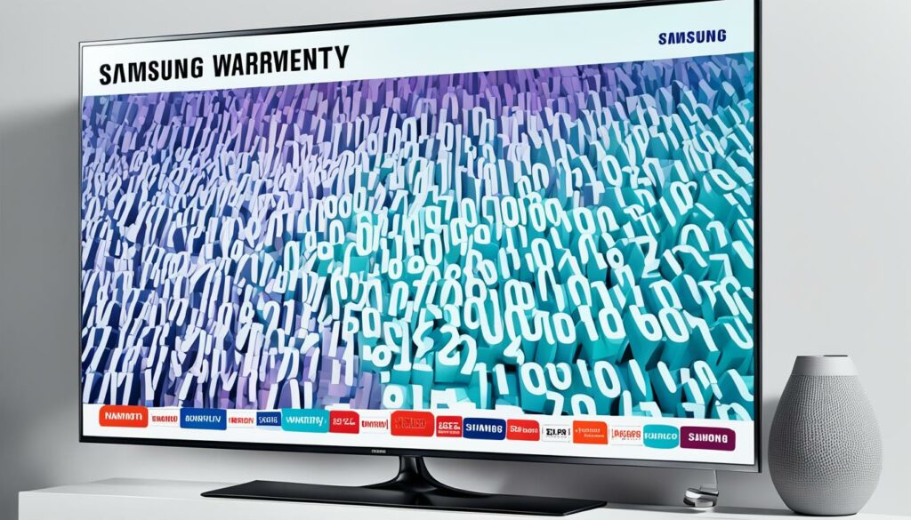 Samsung TV warranty information