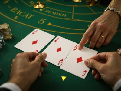 ขั้นตอนการหยุดมือฝั่ง Player ในบาคาร่า